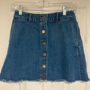 Denim Mini Skirt